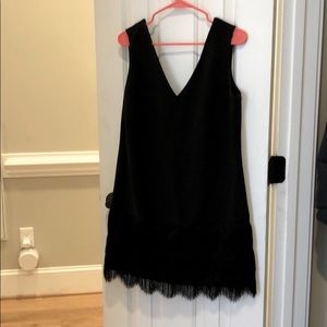 BCBG Little Black Dress with fringe detail